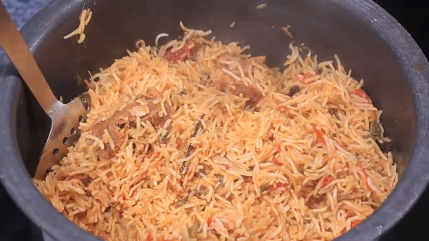jabbar bhai mutton biryani serving jabbar bhai